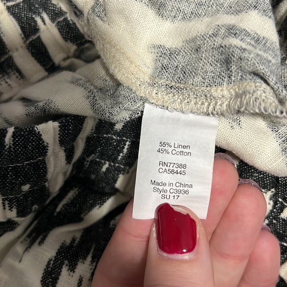 EUC J. Crew Factory Drawstring Linen Pants - Picture 4 of 5